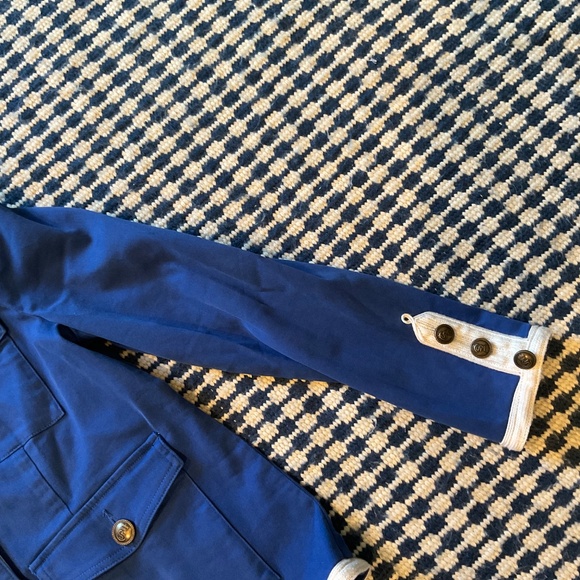 Boden Royal Blue Military Jacket with Contrast Trim – Size 12 - Picture 4 of 14